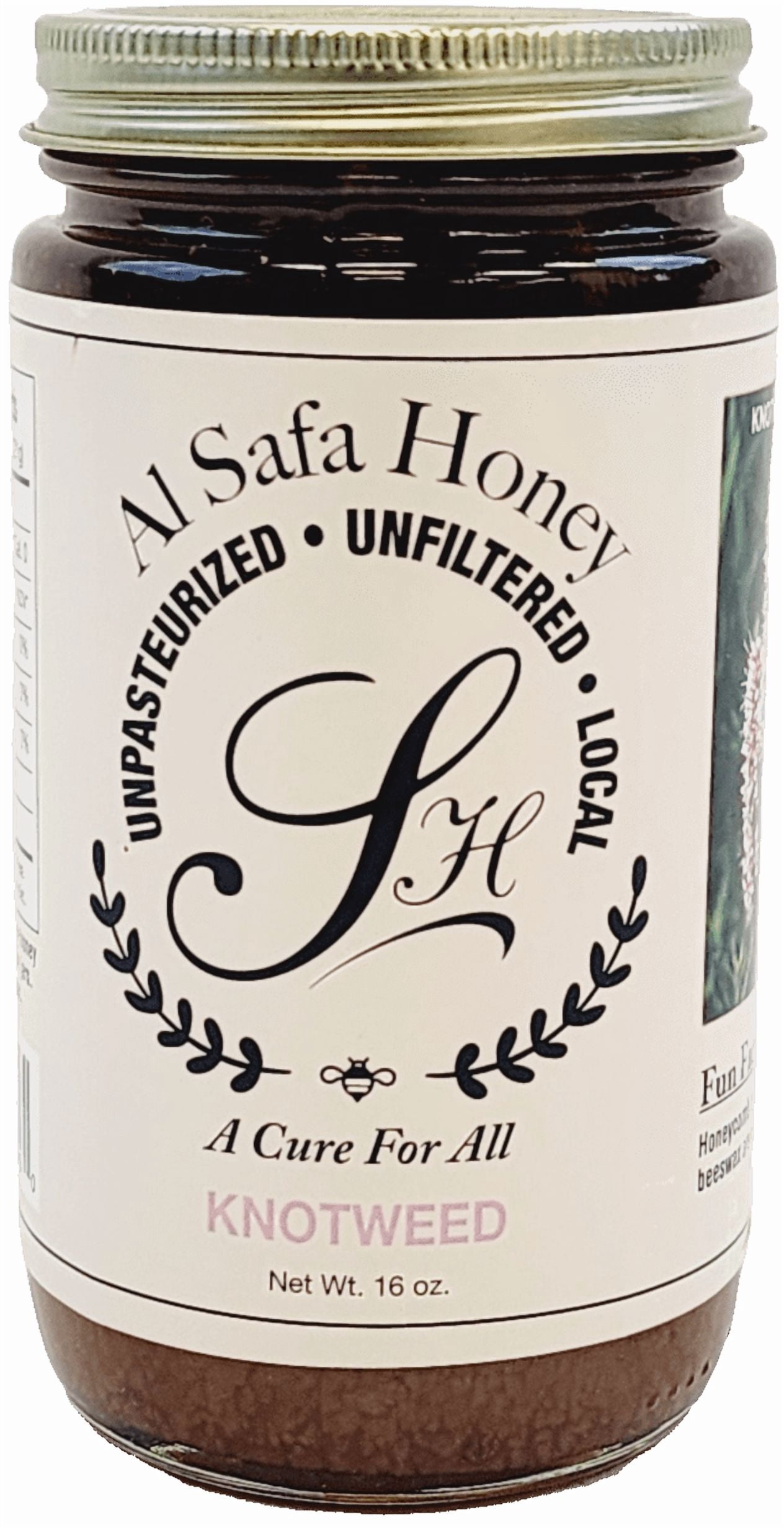 100% Pure Raw Al Safa knotweed Honey