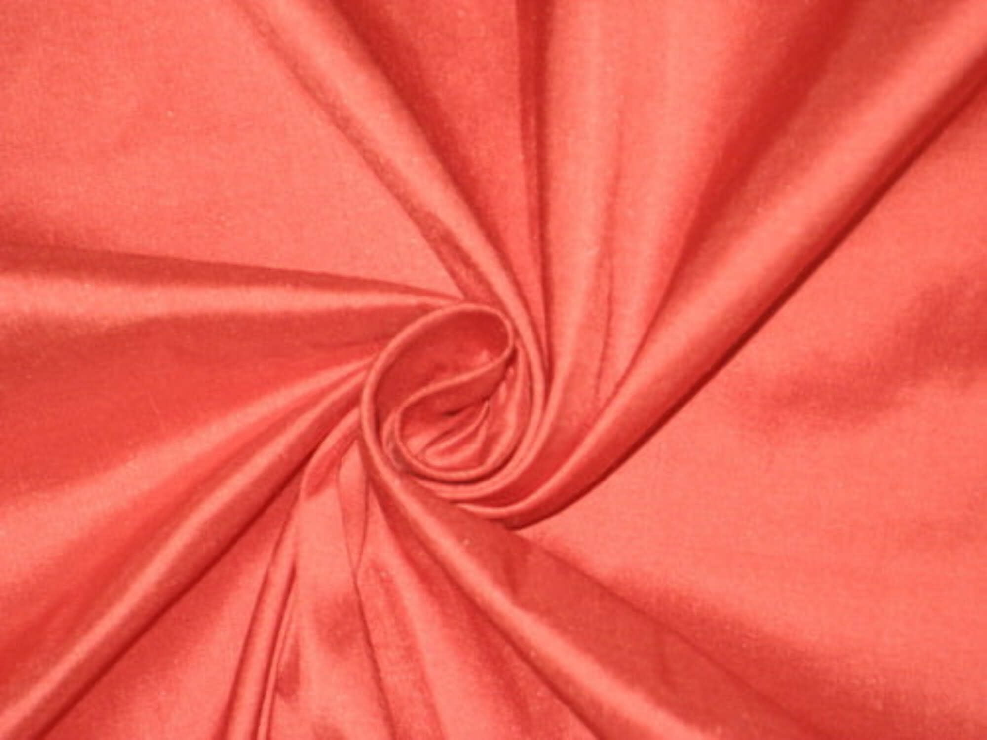 Coral Pink Silk Dupion Masquerade