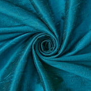 100% Pure Silk Dupioni Fabric 54" Wide BTY Drape Blouse Dress Craft Teal