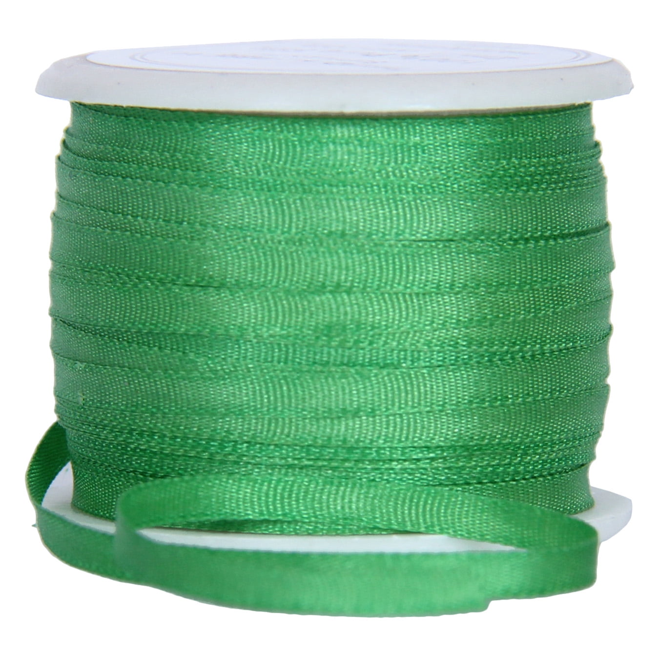 100% Pure Silk Ribbon by Threadart - 2mm Kiwi Green - No. 706 - 3 Sizes ...