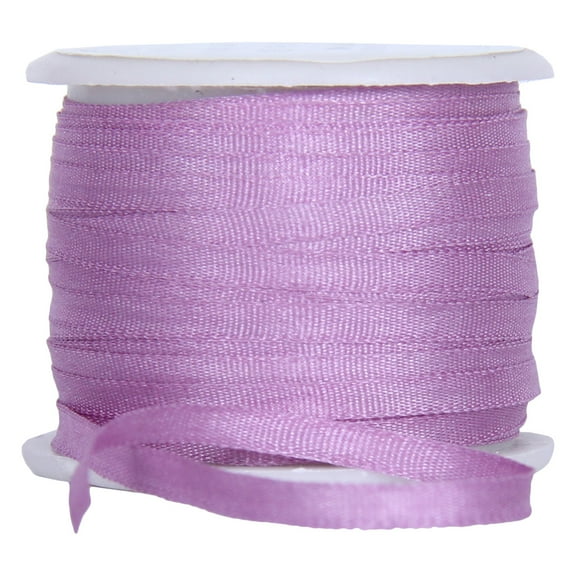 100% Pure Silk Ribbon by Threadart - 2mm Lavender - No. 571 - 3 Sizes - 50 Colors Available