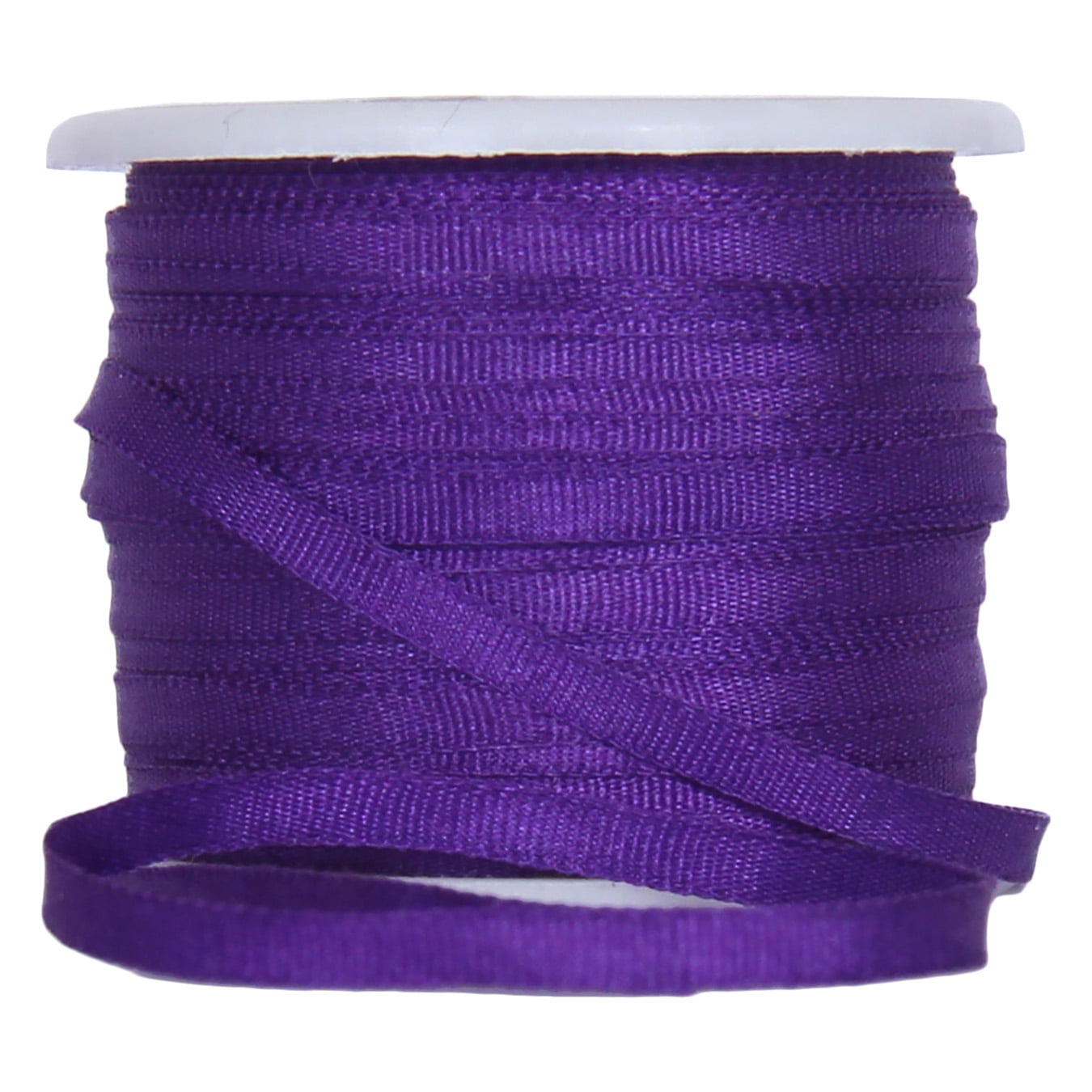100% Pure Silk Ribbon by Threadart - 2mm Purple - No. 703 - 3 Sizes ...