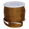 thumbnail image 1 of 100% Pure Silk Ribbon by Threadart - 4mm Brown - No. 671 - 3 Sizes - 50 Colors Available, 1 of 7