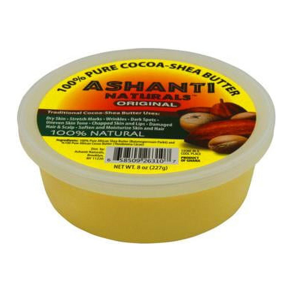 100 Pure & Smooth African Cocoa Shea Butter 8 oz.