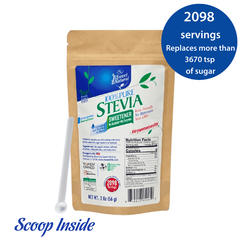 Pure Via Stevia Leaf Zero Calories Sweetener 250g