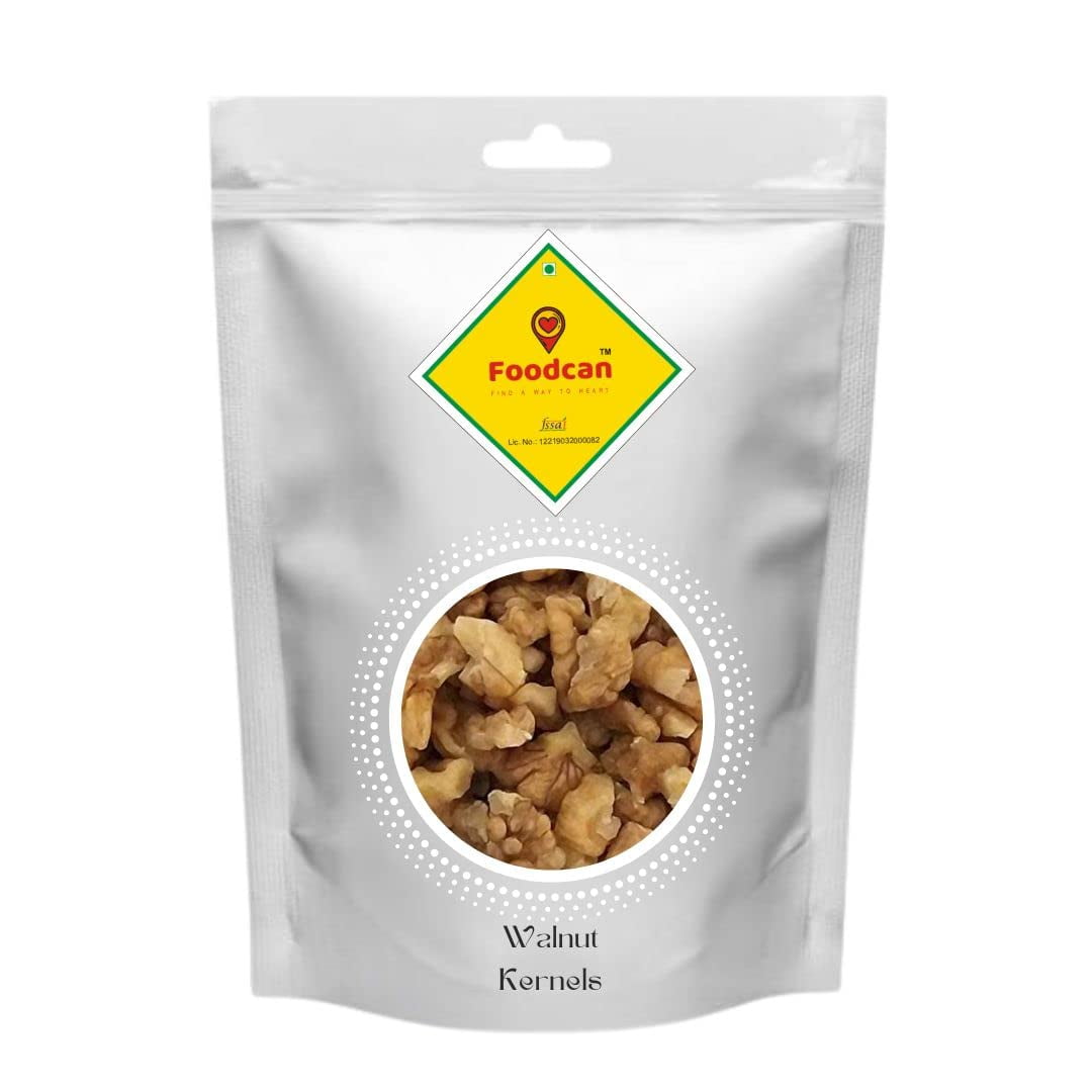 100 Pure Walnut Kernels By Foodcan 500gm, Rich In Protein, Iron