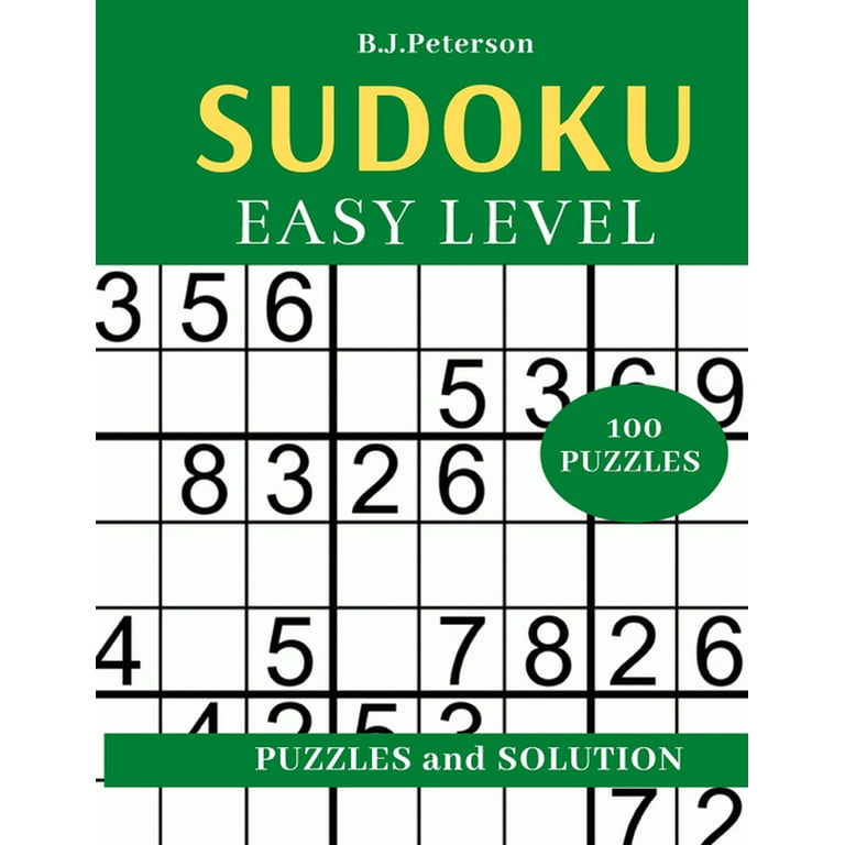 Buy 100 Easy Sudoku Puzzleslarge Printsudoku Printablebrain Online in India  