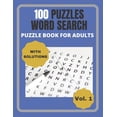 thumbnail image 1 of 100 Puzzles Word Search: Puzzle Book for Adults Vol. 1, (Paperback), 1 of 1