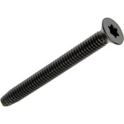 100 Qty 1/4-20 x 2-1/2" Flat Head Thread Cutting Floor Board Trailer Deck Screws | Black Phosphate | T30 Star Drive | Type F (BCP1221)