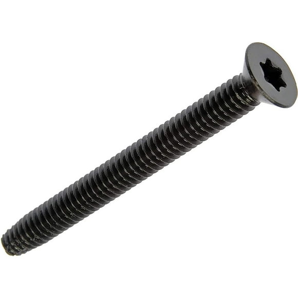 100 Qty 1/4-20 x 2-1/2" Flat Head Thread Cutting Floor Board Trailer Deck Screws | Black Phosphate | T30 Star Drive | Type F (BCP1221)
