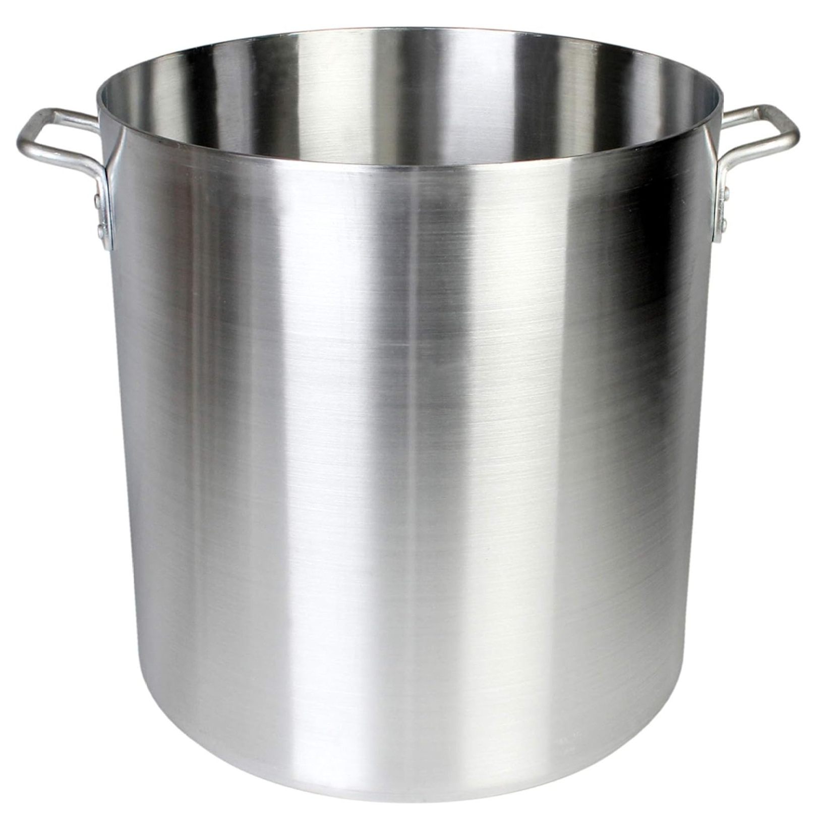 Pentola Industriale In Alluminio Winco ALHP-100, Capacità 100 Litri, Spessore 6mm, Senza Coperchio