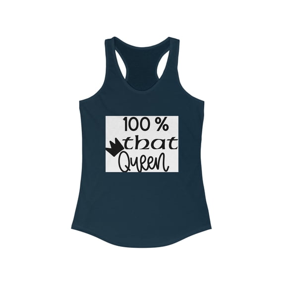 100 % Queen Women's Ideal Racerback Tank