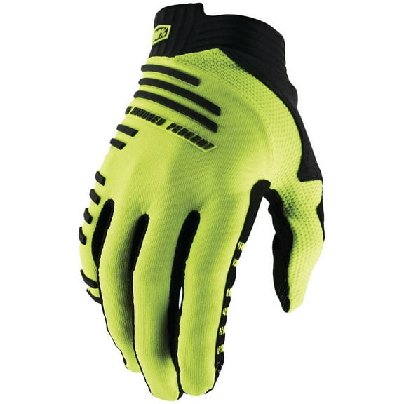100% R-Core Gloves - Yellow, Full Finger, Men's, 2X-Large