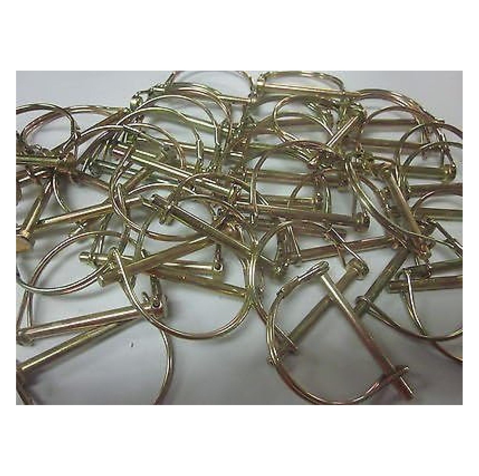 100 ROUND 1/4" X 23/4" CANOPY PTO PINS CAMPER AWNING TRAILER HITCH