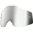thumbnail image 1 of 100% Racecraft/Accuri/Strata Replacement Lens, Silver Mirror/Smoke Anti-Fog Lens, 1 of 9