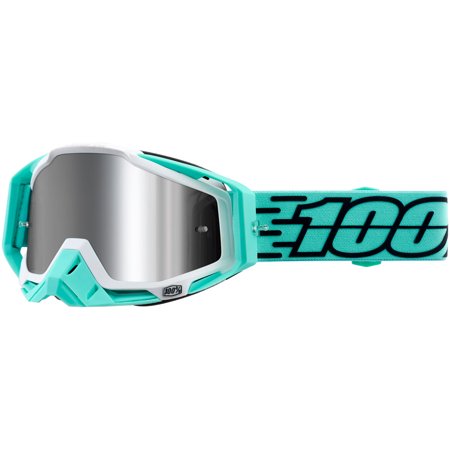 100% Racecraft Plus Goggle Fasto Frame/Silver Flash Mirror Lens