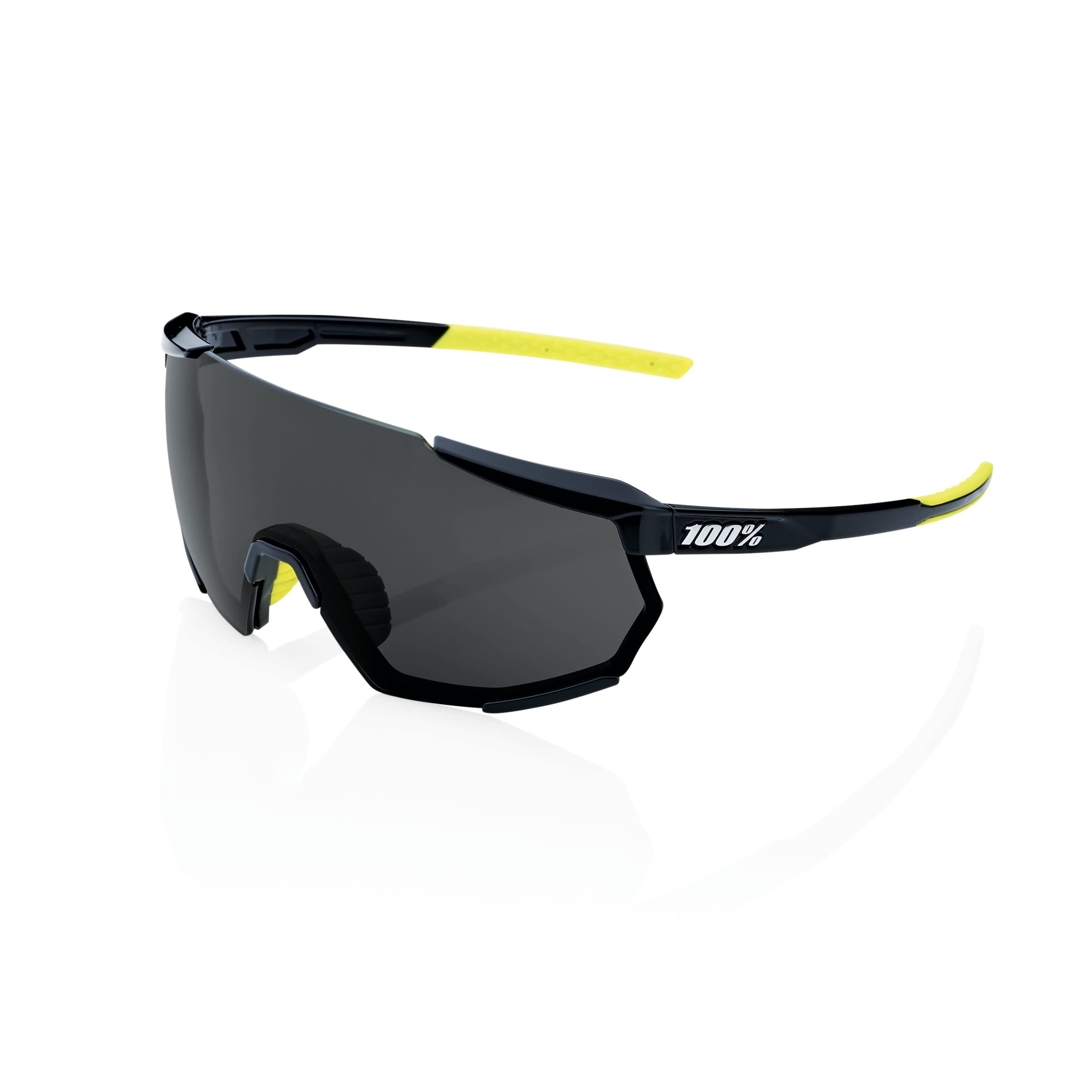 100% Racetrap 3.0 Sunglasses - Soft Tact Black; HiPER Red