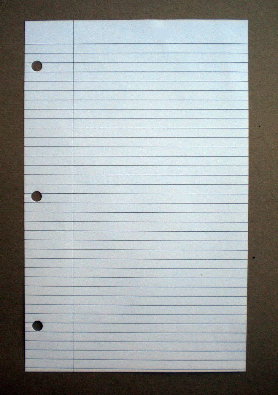 100% Rag Paper, 6" x 9-1/2", Lined One Side, For Museum or Field Notes - 100 Sheets