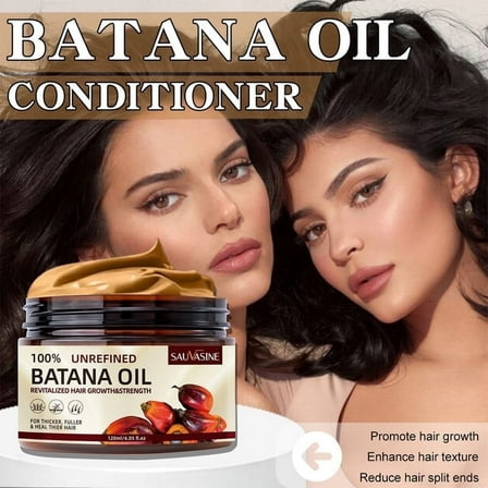 Batana Oil Conditioner for Hair, Moisturizing Repair Hair Care for Men & Women, Strengthening Hair Root Pleasant Smell Smooth Texture (4oz, 1Pc)