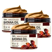 100% Raw Batana Oil for Hair, Natural Raw and Pure Unrefined Batana Oil Organic Hair Batana Oil3pcs