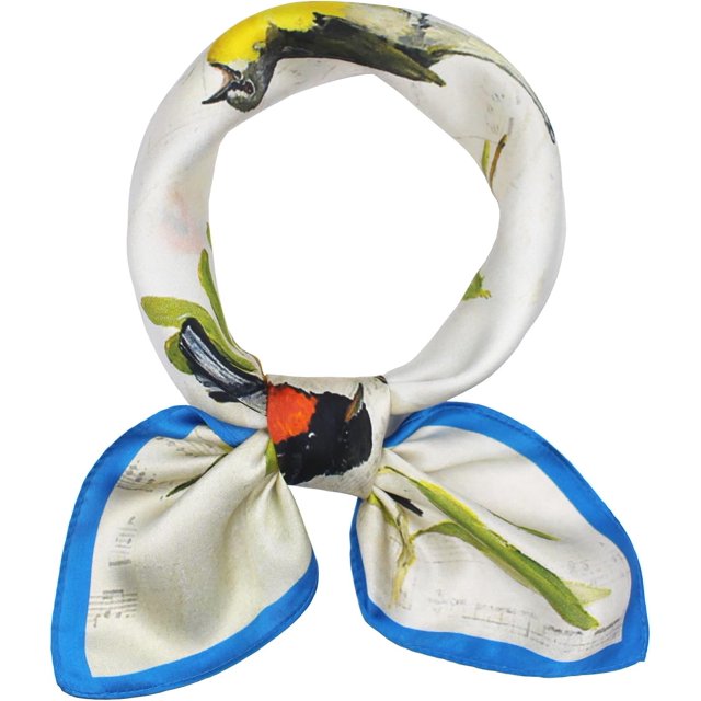 100 Real Mulberry Silk Scarf 21'' x 21'' Lightweight Neckerchief