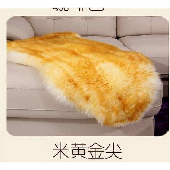100% Real Sheepskin Wool Luxury Thicken Soft Shaggy Area Rugs