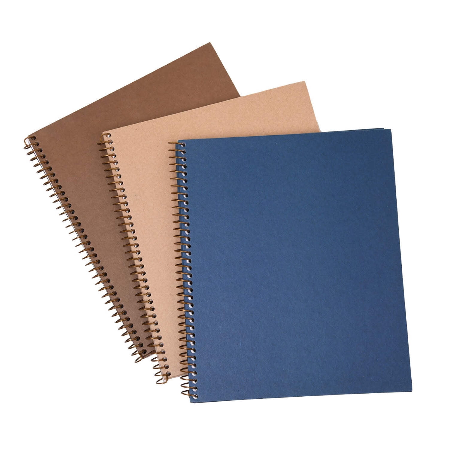 100% Recycled Notebooks Letter (3 Pack) - Solid Set - 8.5in x 11in (09133)