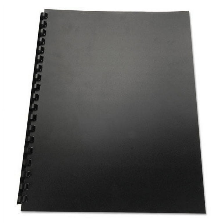 100% Recycled Poly Binding Cover, Black, 11 x 8.5, Unpunched, 25/Pack 100% Recycled Poly Binding Cover, Black, 11 x 8.5, Unpunched, 25/Pack