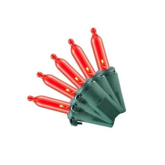 100 Red Mini LED Lights Indoor/Outdoor 28ft 10in Length