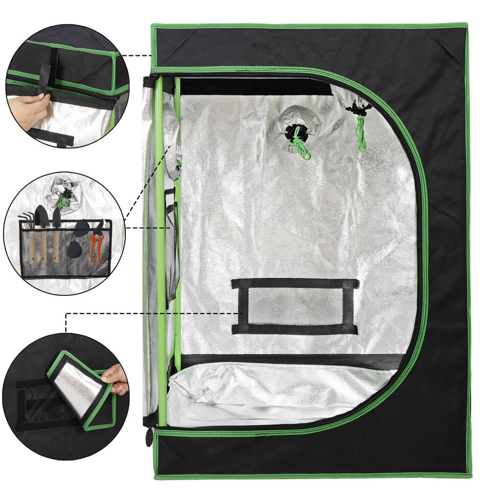 100 Reflective Mylar Non Hydroponic Grow Tent Toxic Indoor Room with