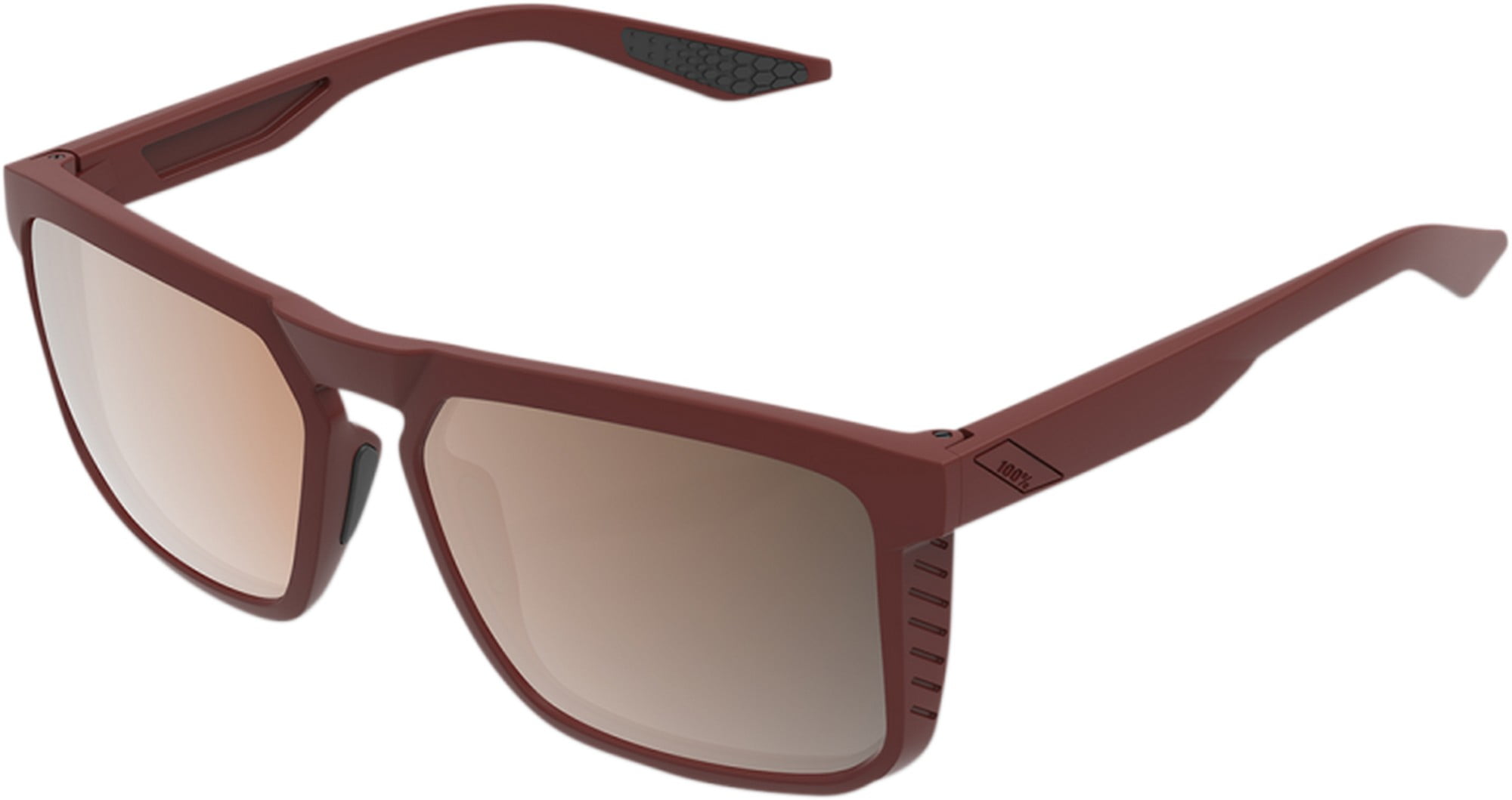 100% Renshaw Sunglasses Crimson w/Bronze Lens - Walmart Business
