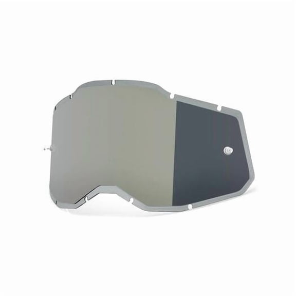 100% Replacement Injected Lenses for Adult Racecraft 2/Accuri 2/Stratus 2 Goggles - Silver Mirror