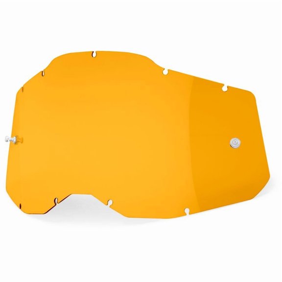 100% Replacement Lens for Adult Racecraft 2/Accuri 2/Stratus 2 Goggles - Persimmon