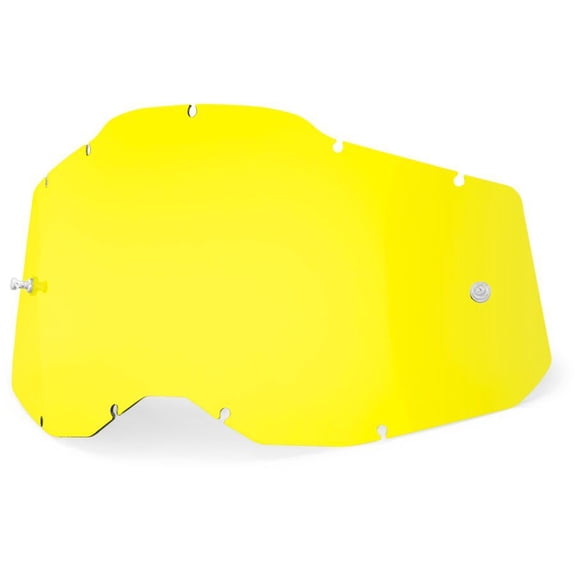 100% Replacement Sheet Lens for RC2/AC2/ST2 Goggles - Yellow Lens