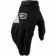 thumbnail image 1 of 100% Ridecamp Gloves - Black, Full Finger, Women's, Medium, 1 of 2