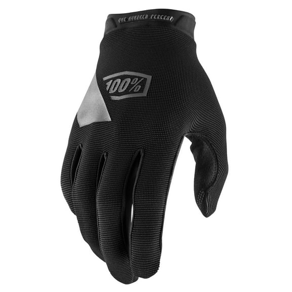 100% Ridecamp Gloves (Medium, Black)