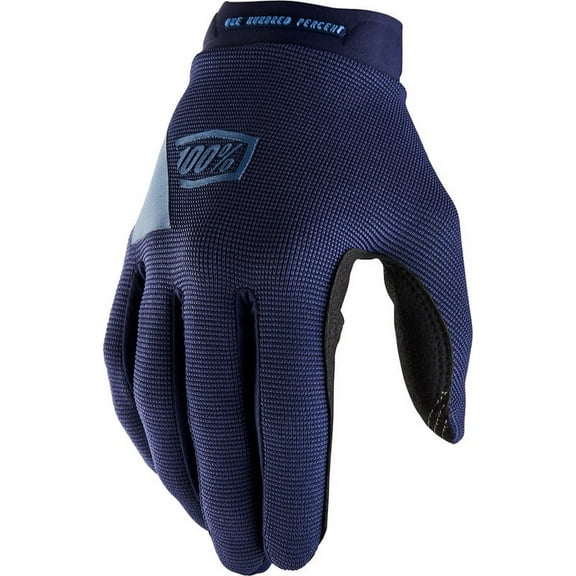 100% Women's Ridecamp Off Road Gloves (Navy/Slate, X-Large)