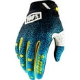 thumbnail image 1 of 100% Ridefit Full Finger Glove: Cyan/Black XL, 1 of 1