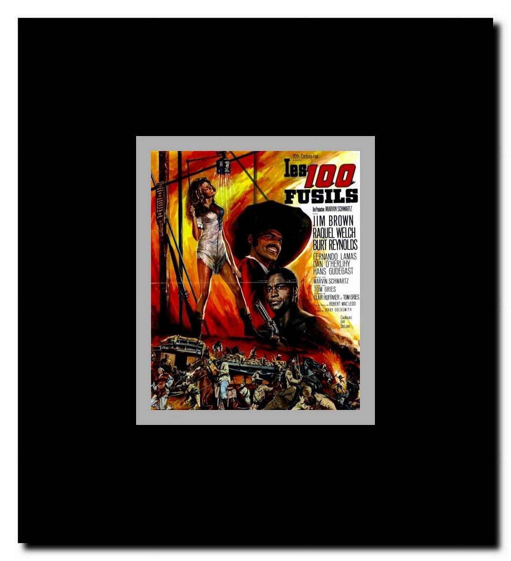 100 Rifles Framed Movie Poster