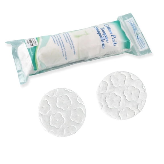 100 Round Makeup Remover Cotton Pads 3-layers Thickened Disposable Makeup