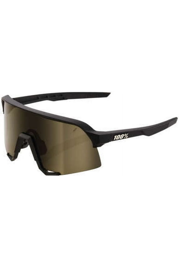 S3 Sunglasses - Soft Tact Black; Soft Gold Mirror