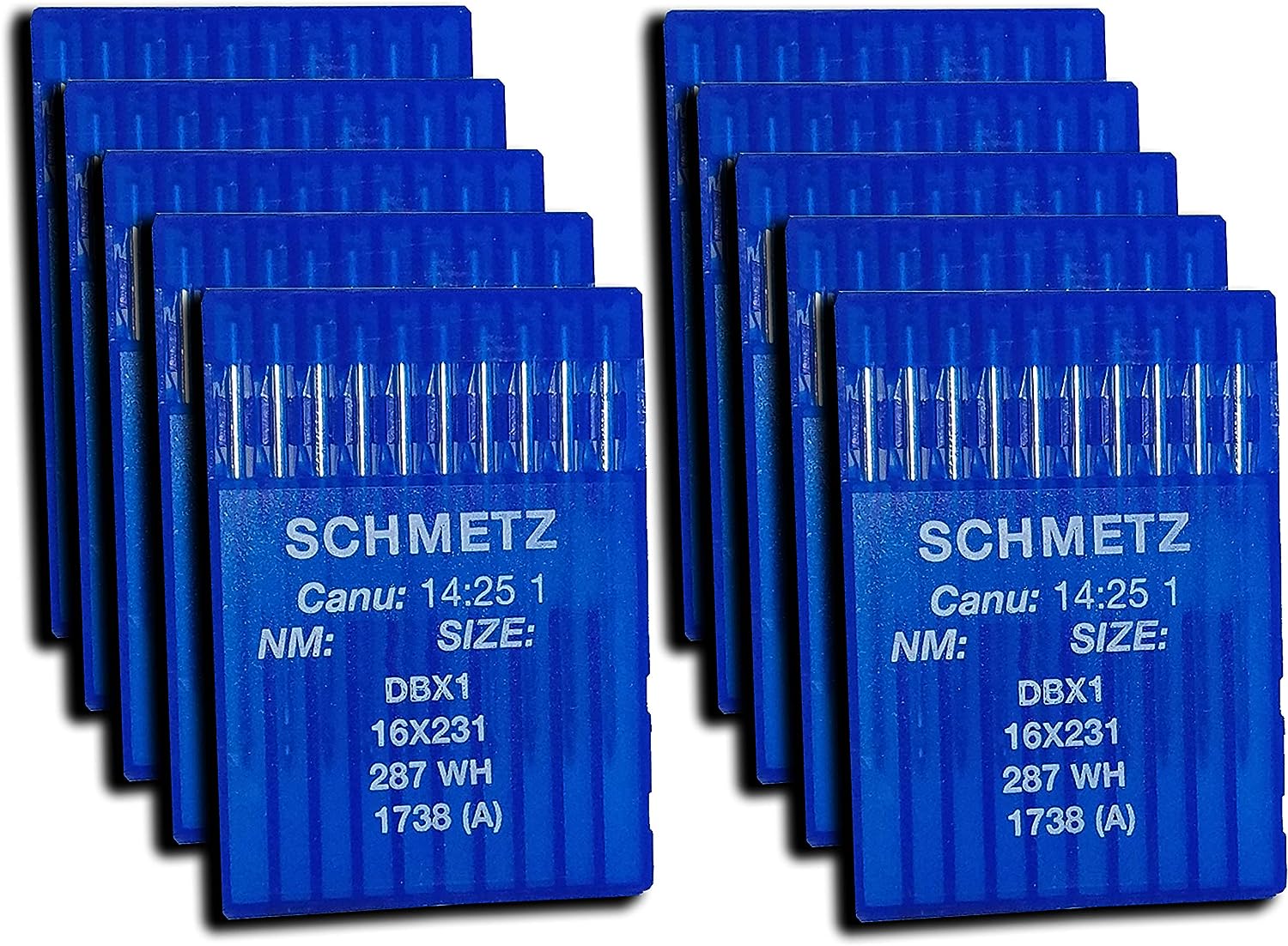 100 SCHMETZ DBX1 16X231 16X95 Sewing Machine Needles (Size 9 (Metric 65))