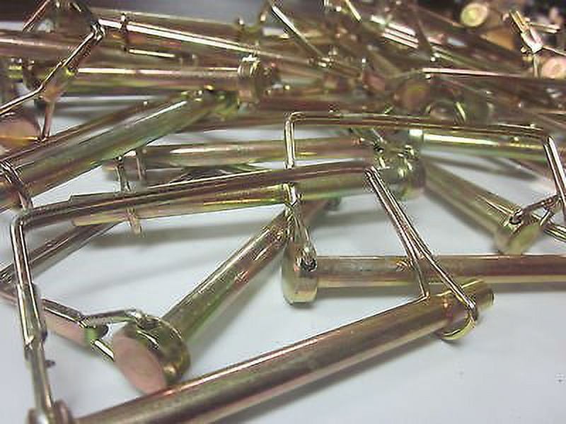 100 SQUARE 5/16" X 4" CANOPY PTO PINS CAMPER AWNING TRAILER HITCH HOOK