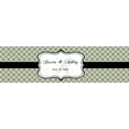 thumbnail image 1 of 100 Sage Green Monogram Wedding Water Bottle Labels Engagement Party 7"x2", 1 of 3