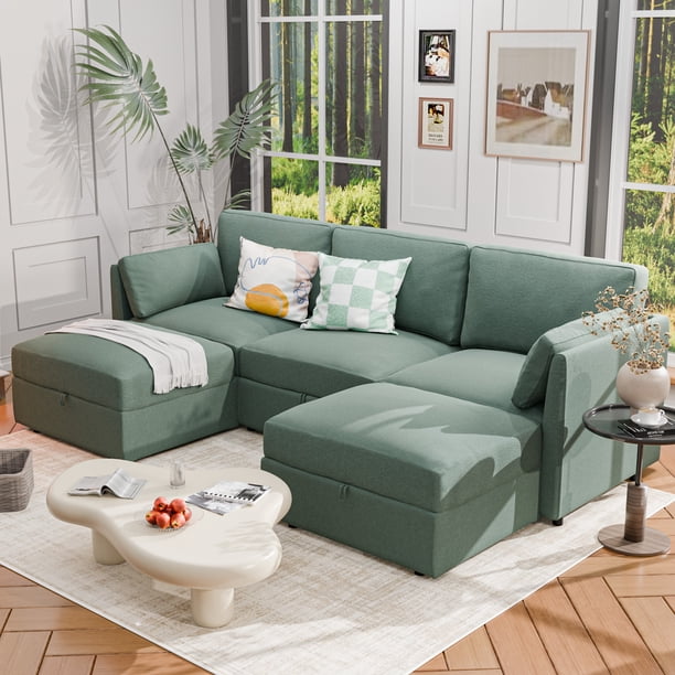 100'' Sectional Couches for Living Room, Oversized Modular