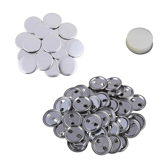 100 Sets Badge Button Pin Round DIY Button Badge for Button Maker Machine 25-75mm DIY Blank Materials Badge Accessories