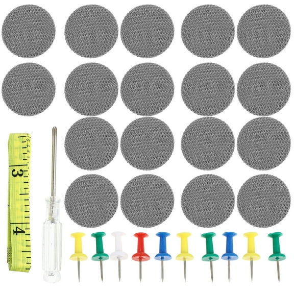 100 Sets Carport Buckle Headliner Repair Button Roof Lining Replacement Rivets Pin Kit