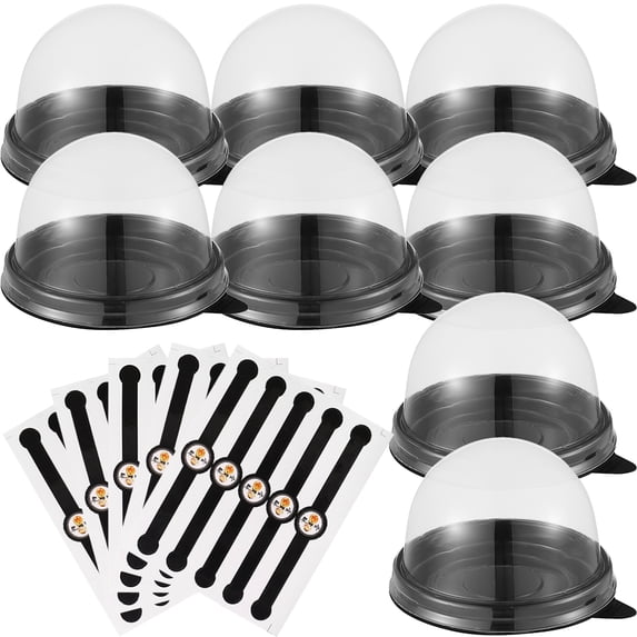 100 Sets Egg Yolk Crisp Packaging Box Mini Boxes Mousse Holder Wedding Cake Box Cake Boxes Flan Household Bakery Boxes