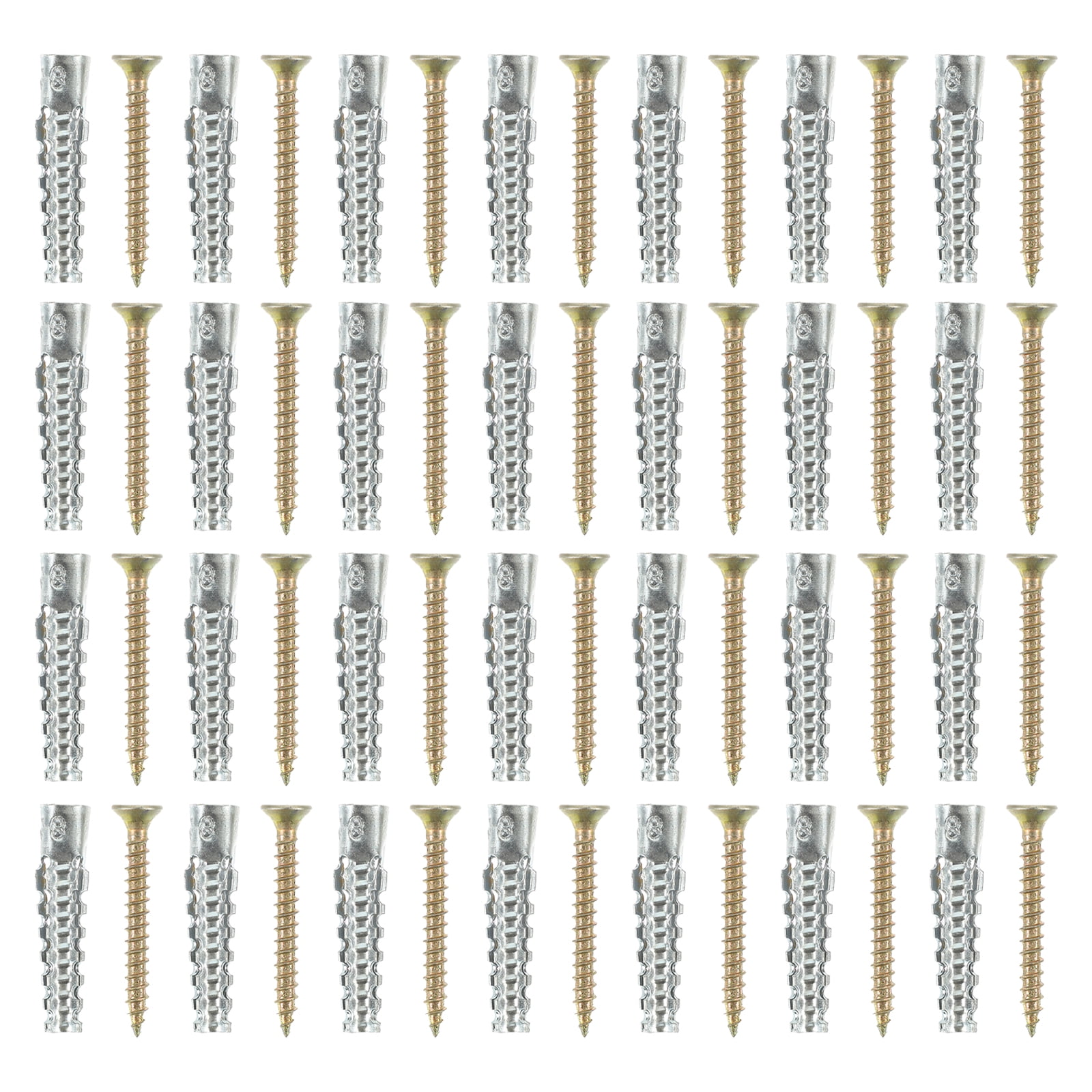 100 Sets Heavy Steel Wall Anchor Heavy Duty Wall Anchors Hollow Wall