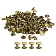 thumbnail image 1 of 100 Sets Leather Rivets 12x12mm Double Cap Rivets Bronze Tone, 1 of 6